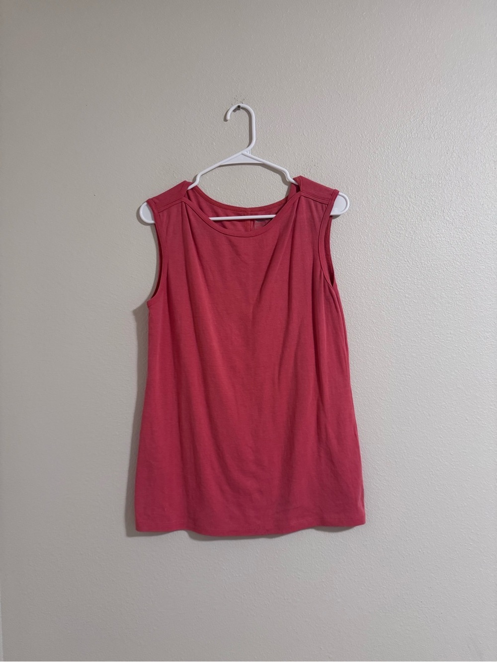 Eddie Bauer Rose-Red Sleeveless Tank Top